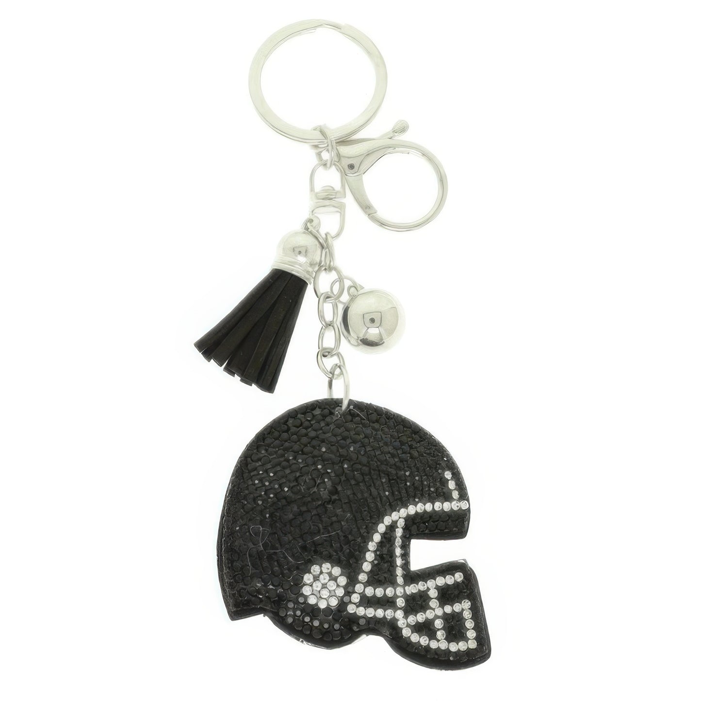 Game Day Football Helmet Keychain