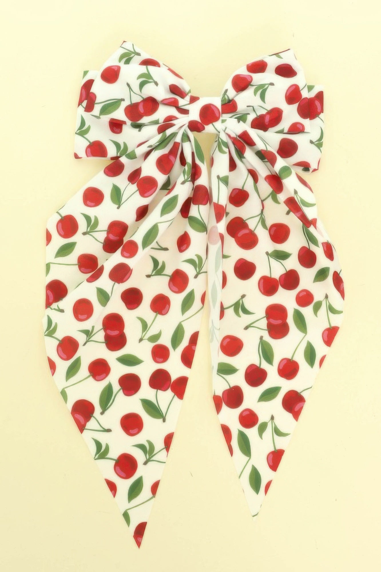 Playful Cherry Design Barrette Hair Clip