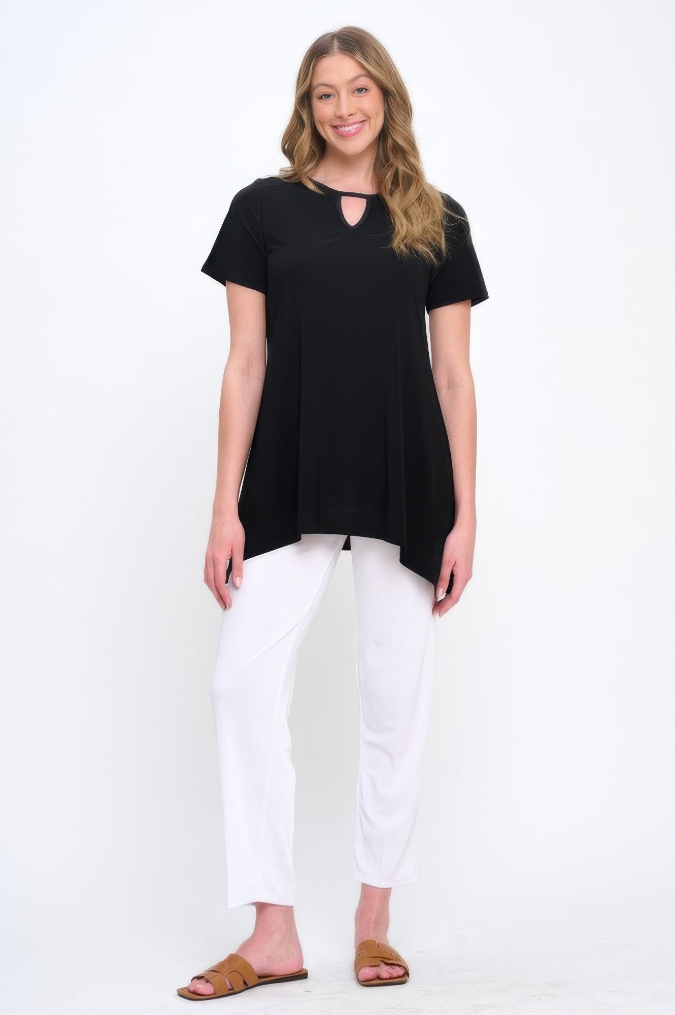 Hit Key Hole Sharkbite Hem Top