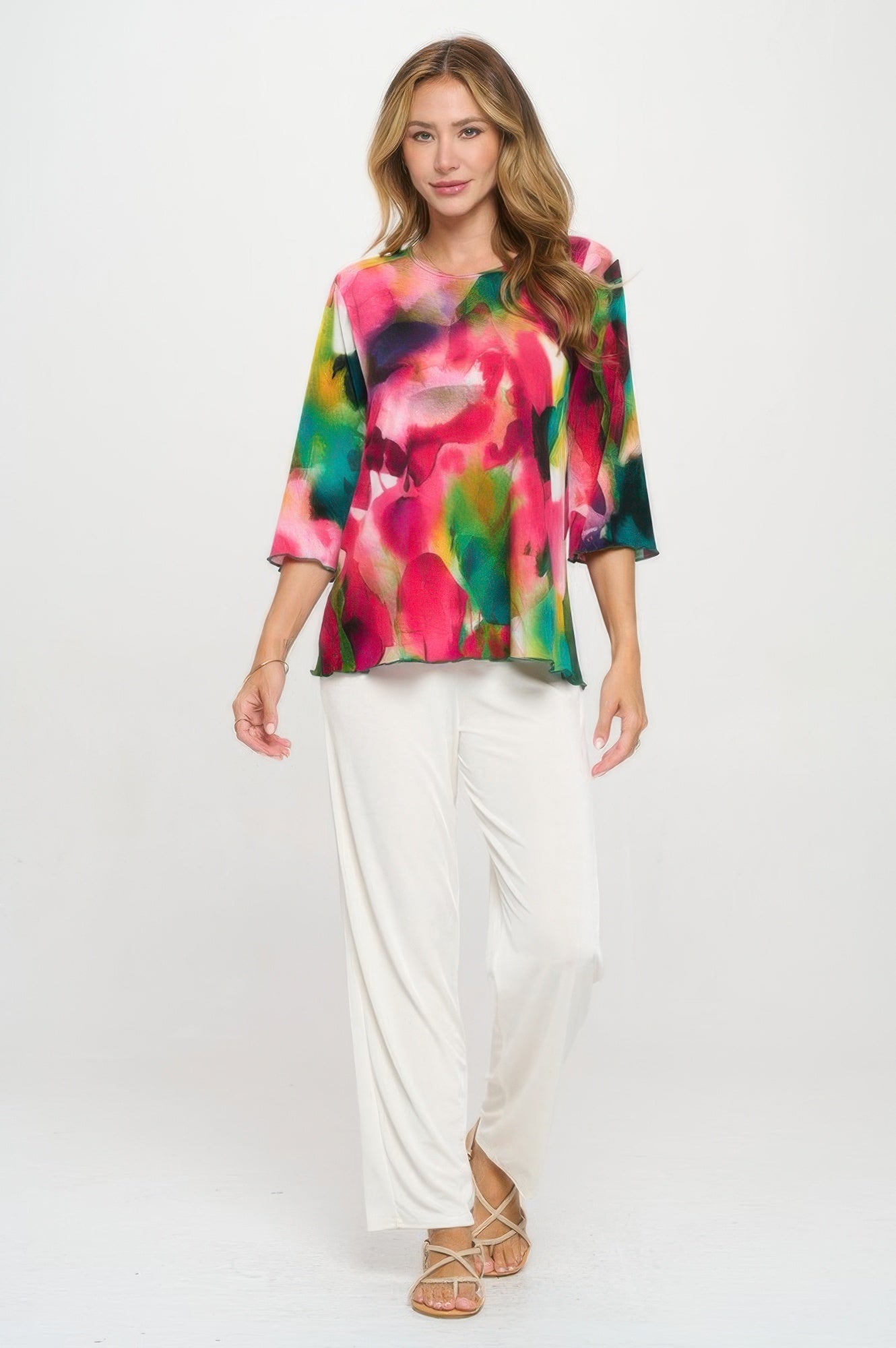 Plus Size Print Hit Merrow Top