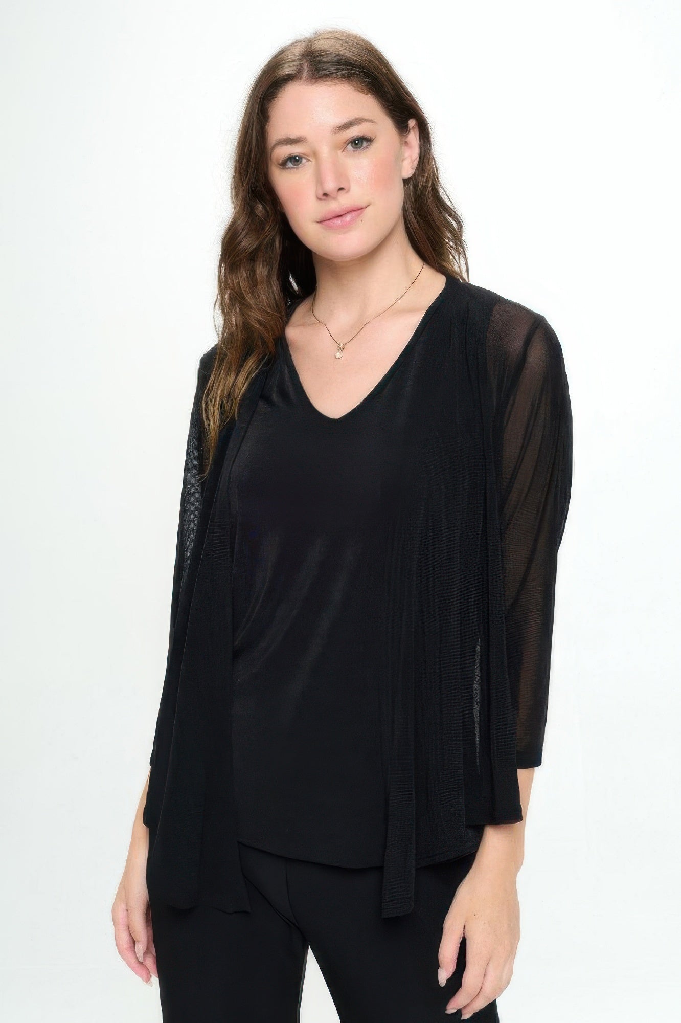 Plus Size Mesh Romance Wrap Bolero
