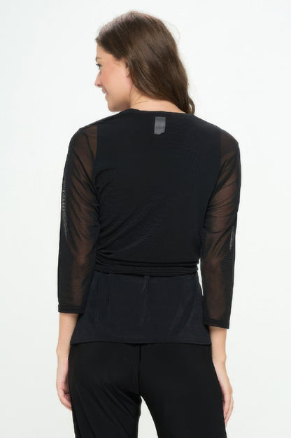 Plus Size Mesh Romance Wrap Bolero