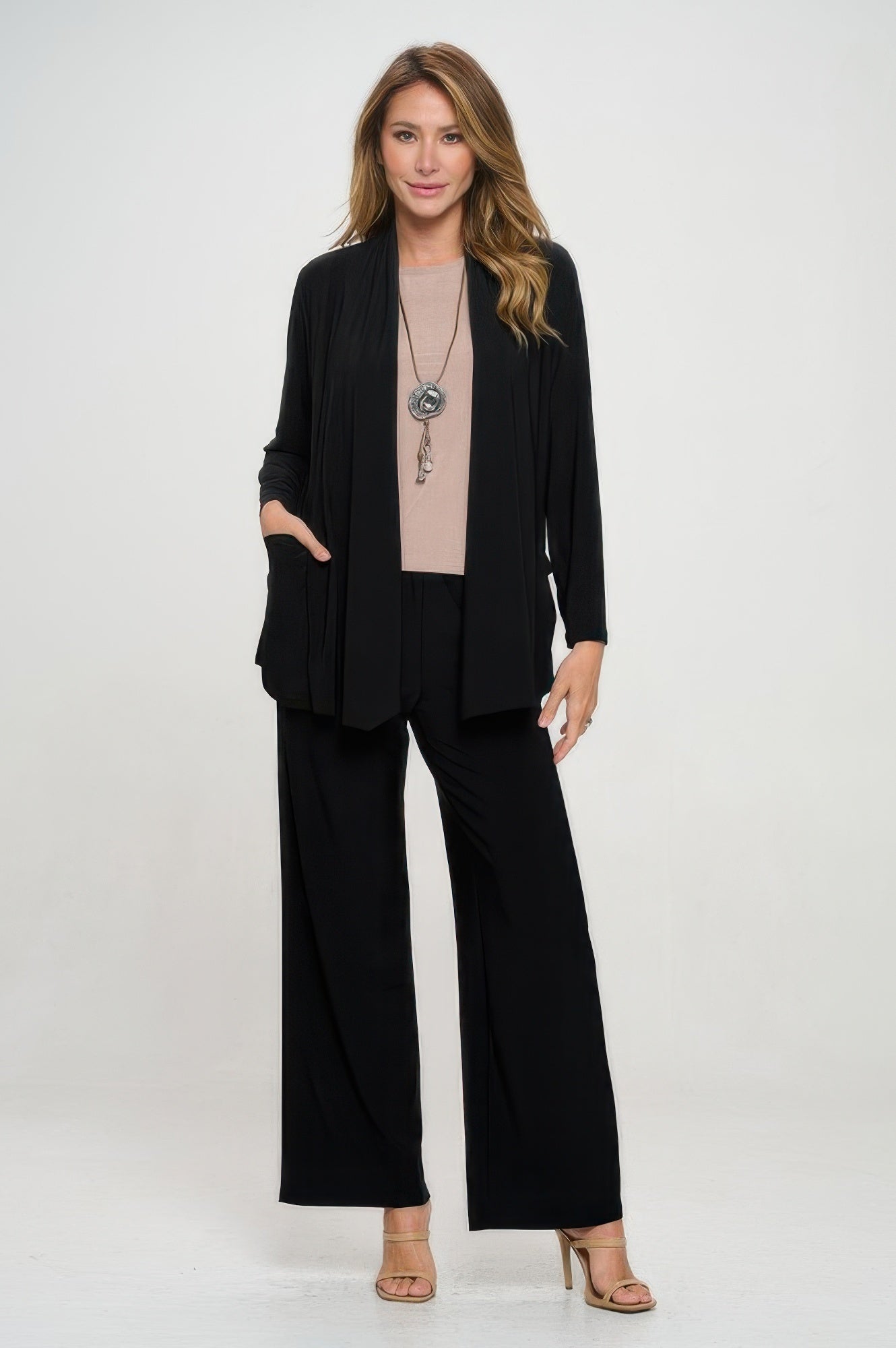 Pocket Draped Cardigan