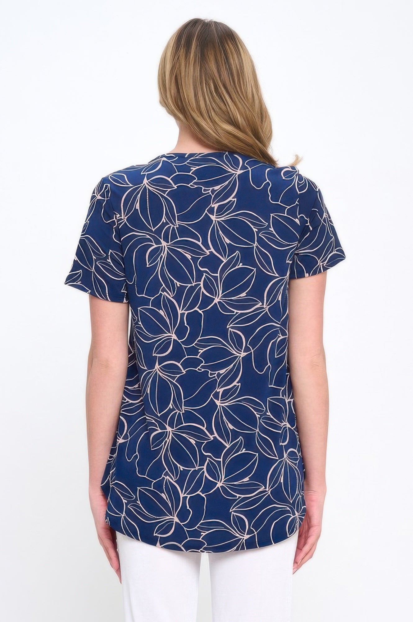 Hit V-neck Binding Top