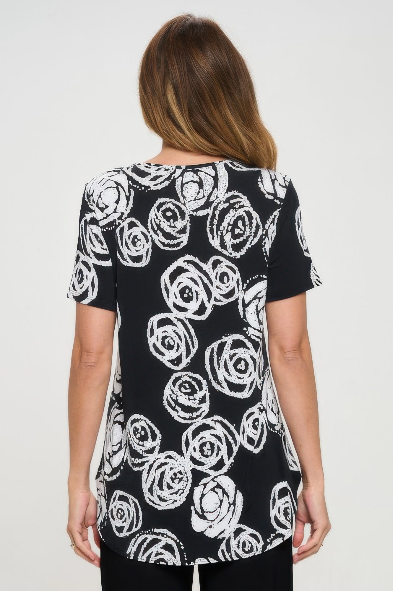 Hit V-neck Binding Top