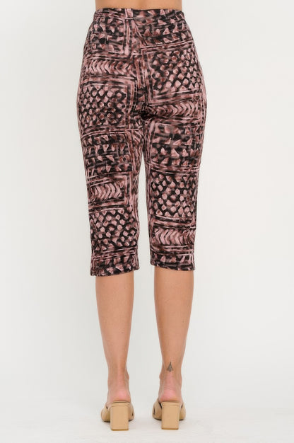 Print Bns Capri Pants Set