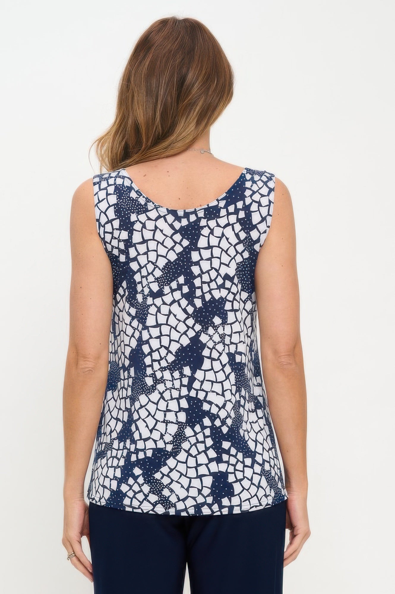 Hit Print Sleeveless Tank Top