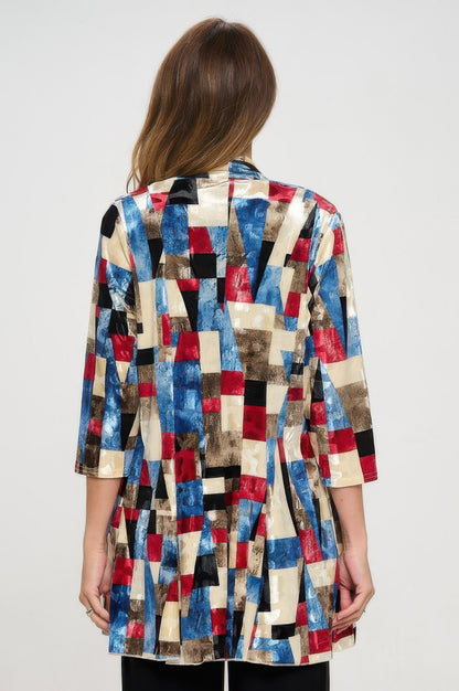 Velvet Burnout Princess Jacket