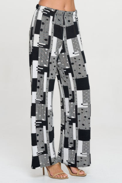 Venechia Pleated Wide Leg Pants