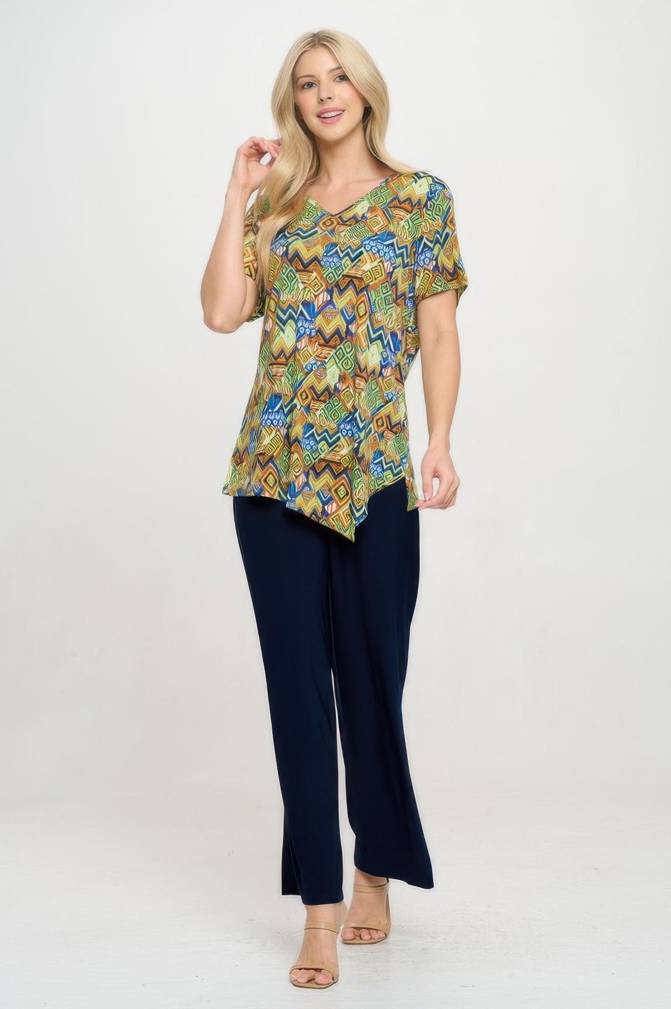 Hit Point V-neckline Top