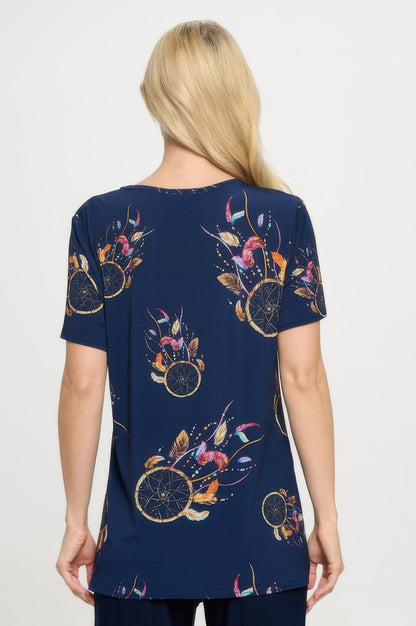 Hit Point V-neckline Top