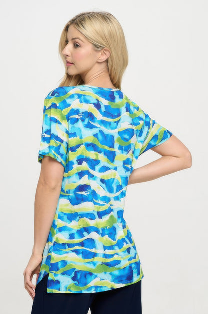 Hit Point V-neckline Top