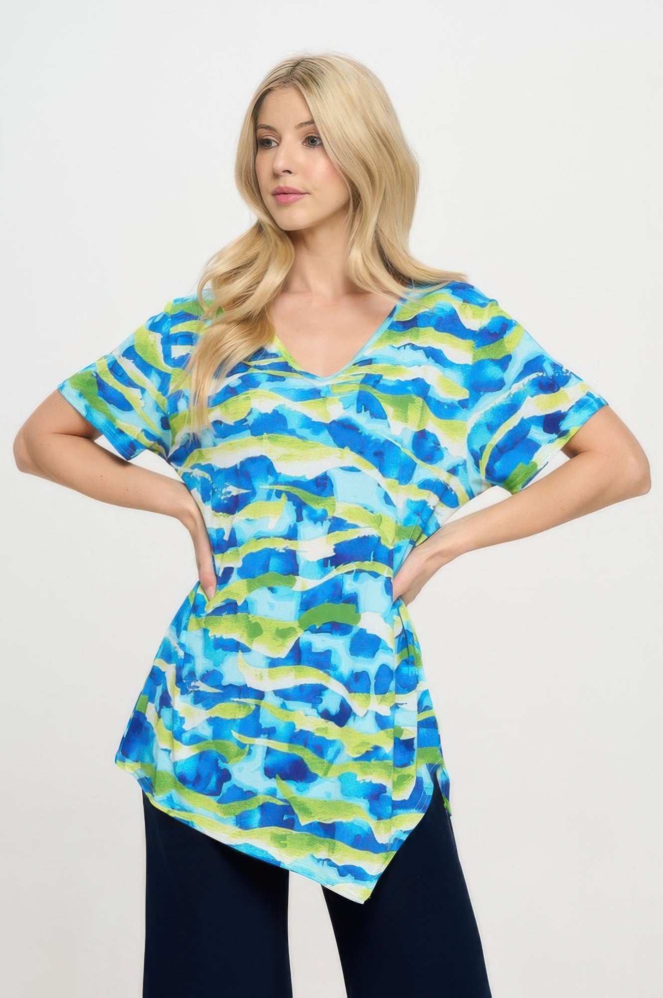 Hit Point V-neckline Top