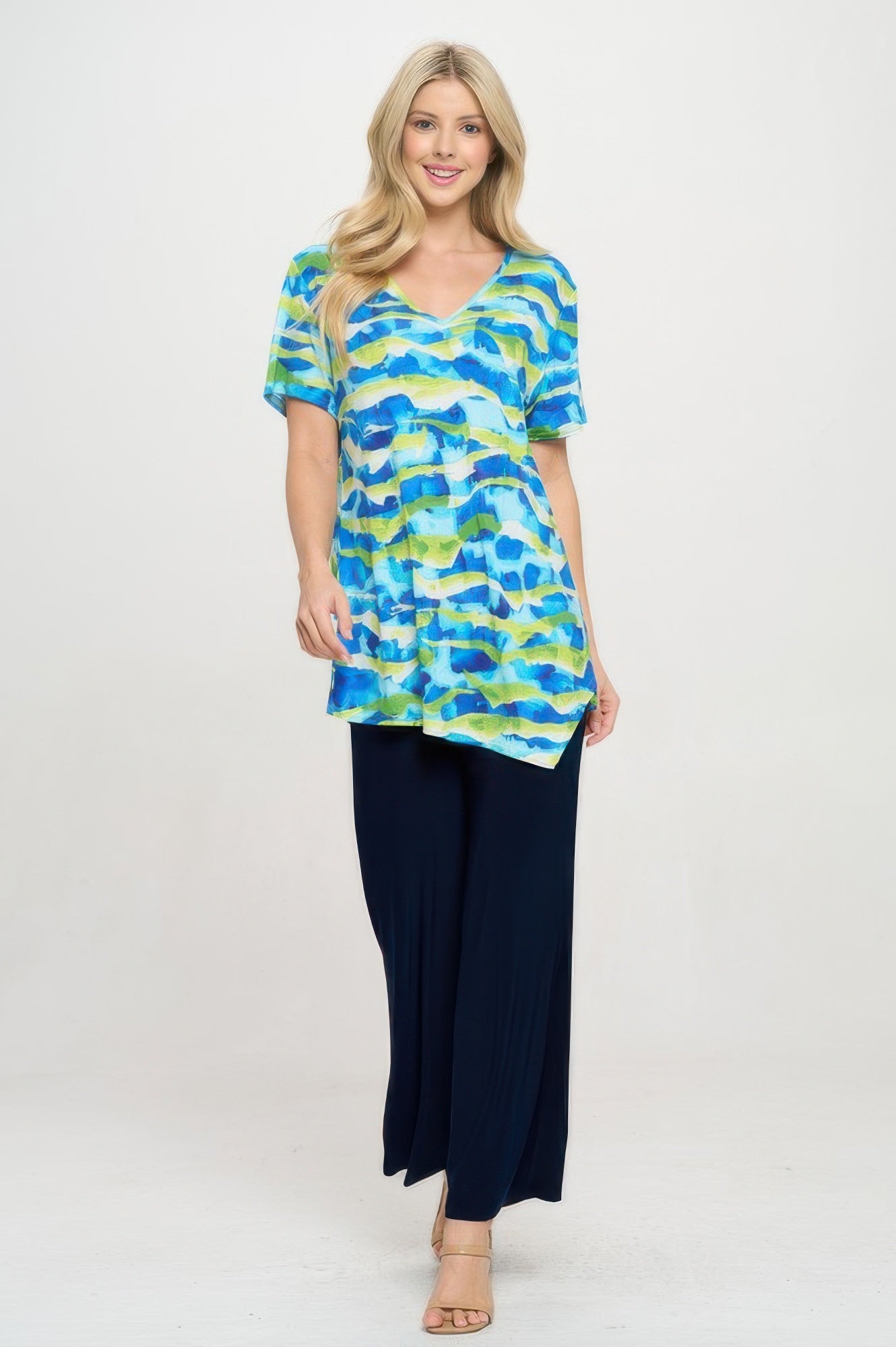 Hit Point V-neckline Top