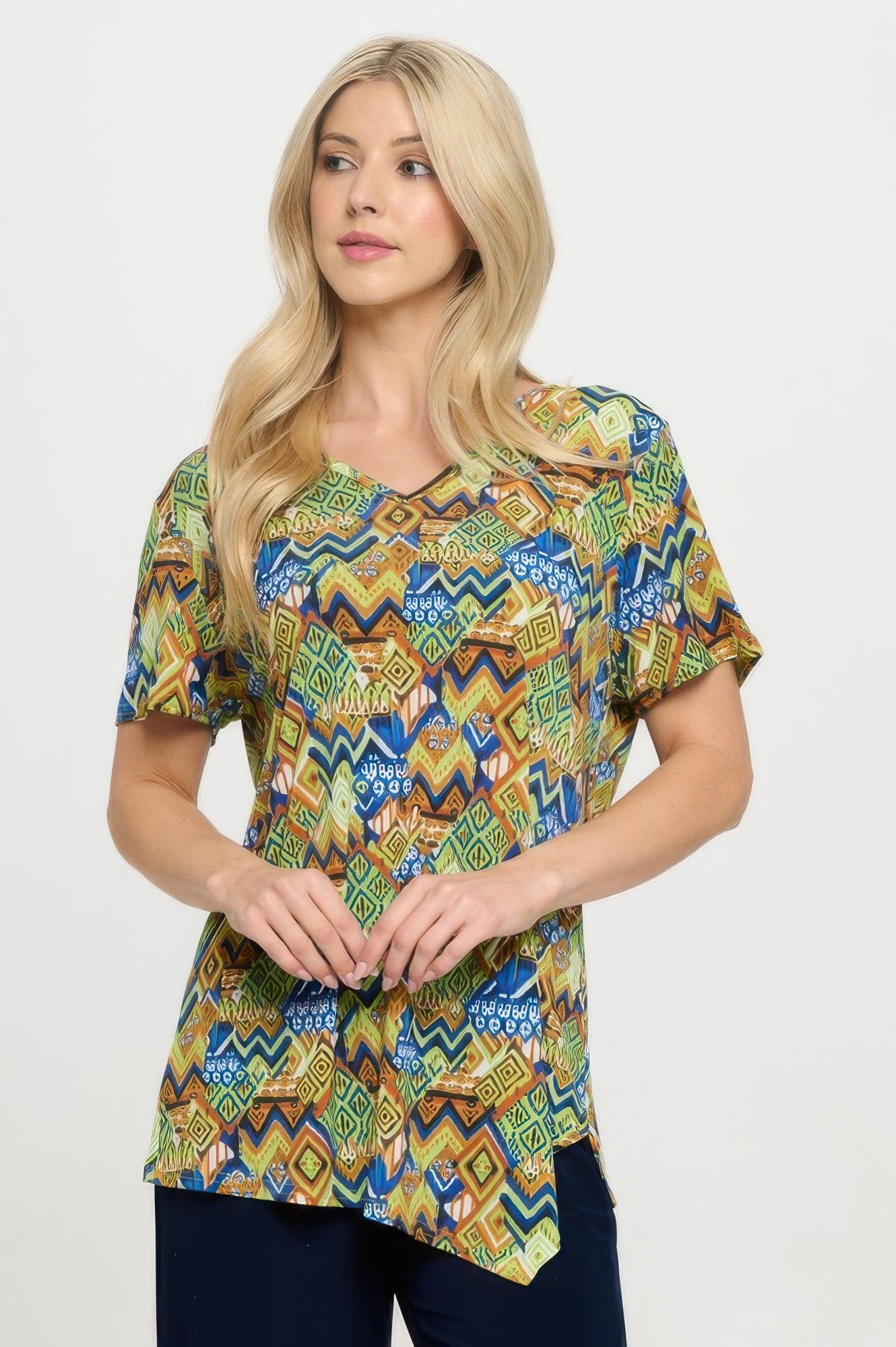 Hit Point V-neckline Top