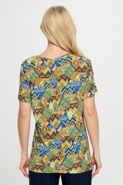 Hit Point V-neckline Top