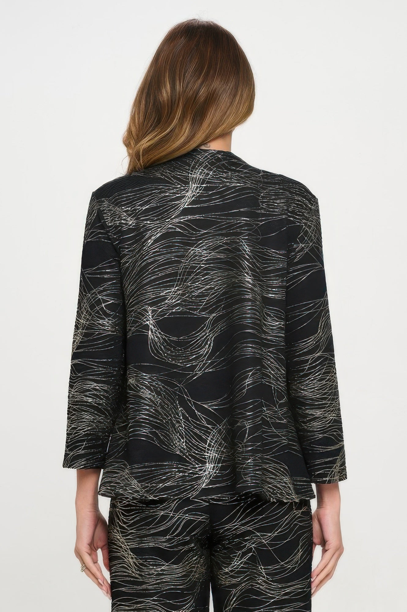 Fukuro Jacquard Button Jacket W/foil