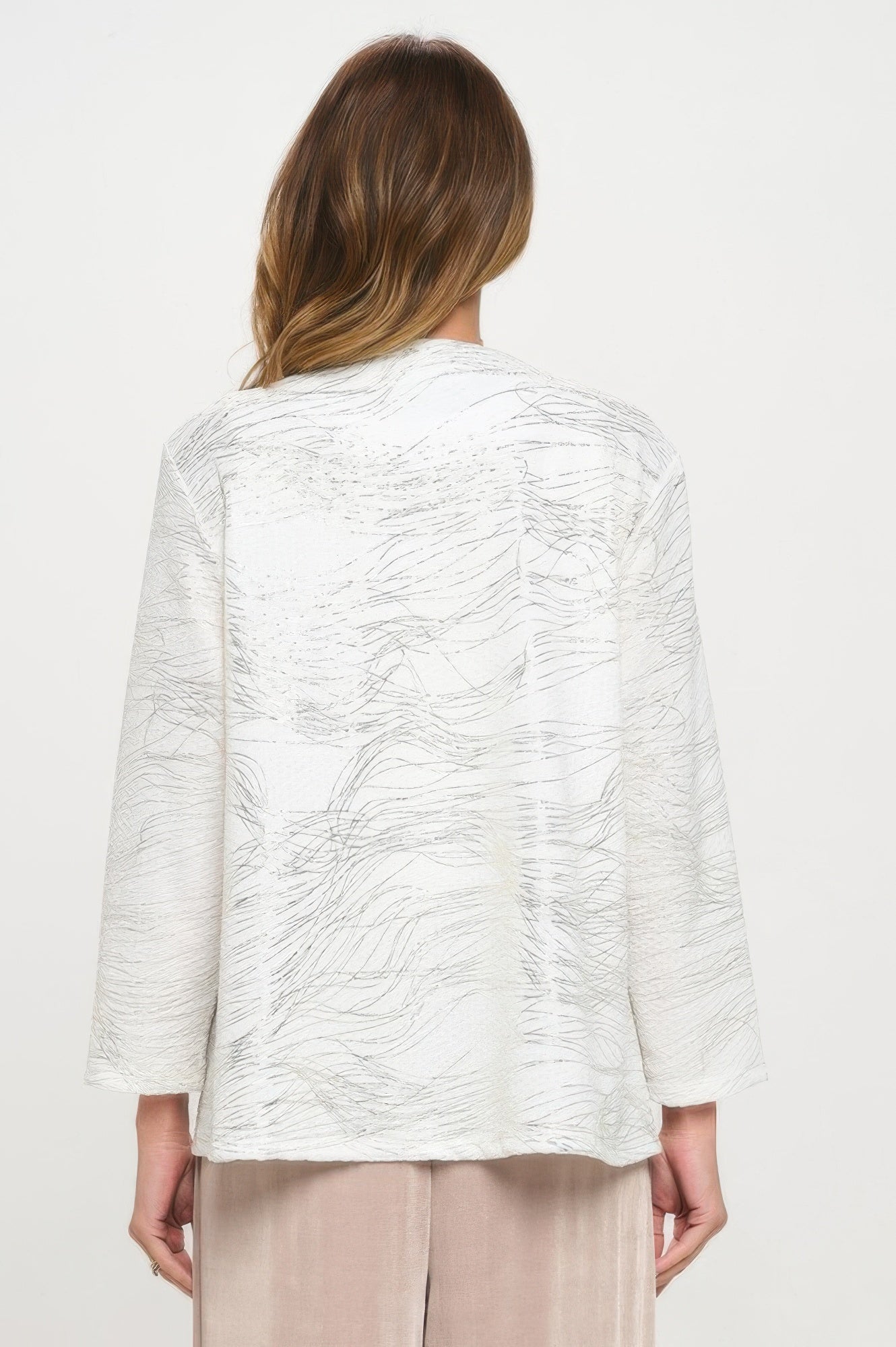 Fukuro Jacquard Button Jacket W/foil
