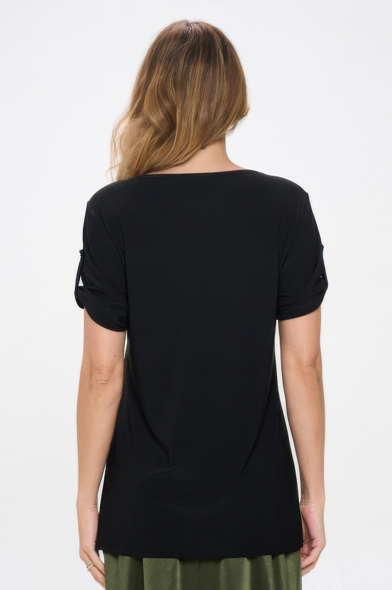 Hit Button Short Sleeve Top