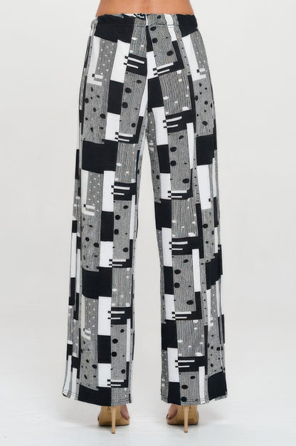 Venechia Pleated Wide Leg Pants