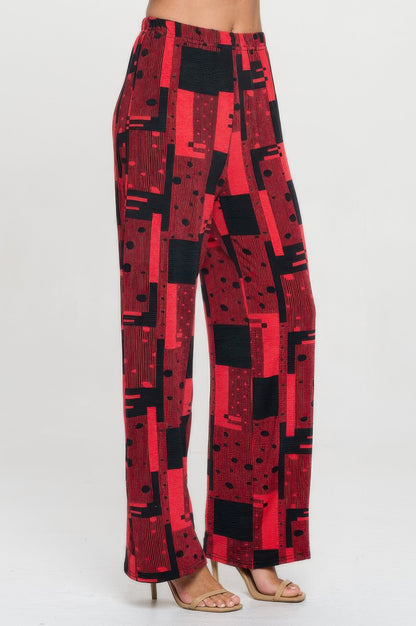 Venechia Pleated Wide Leg Pants