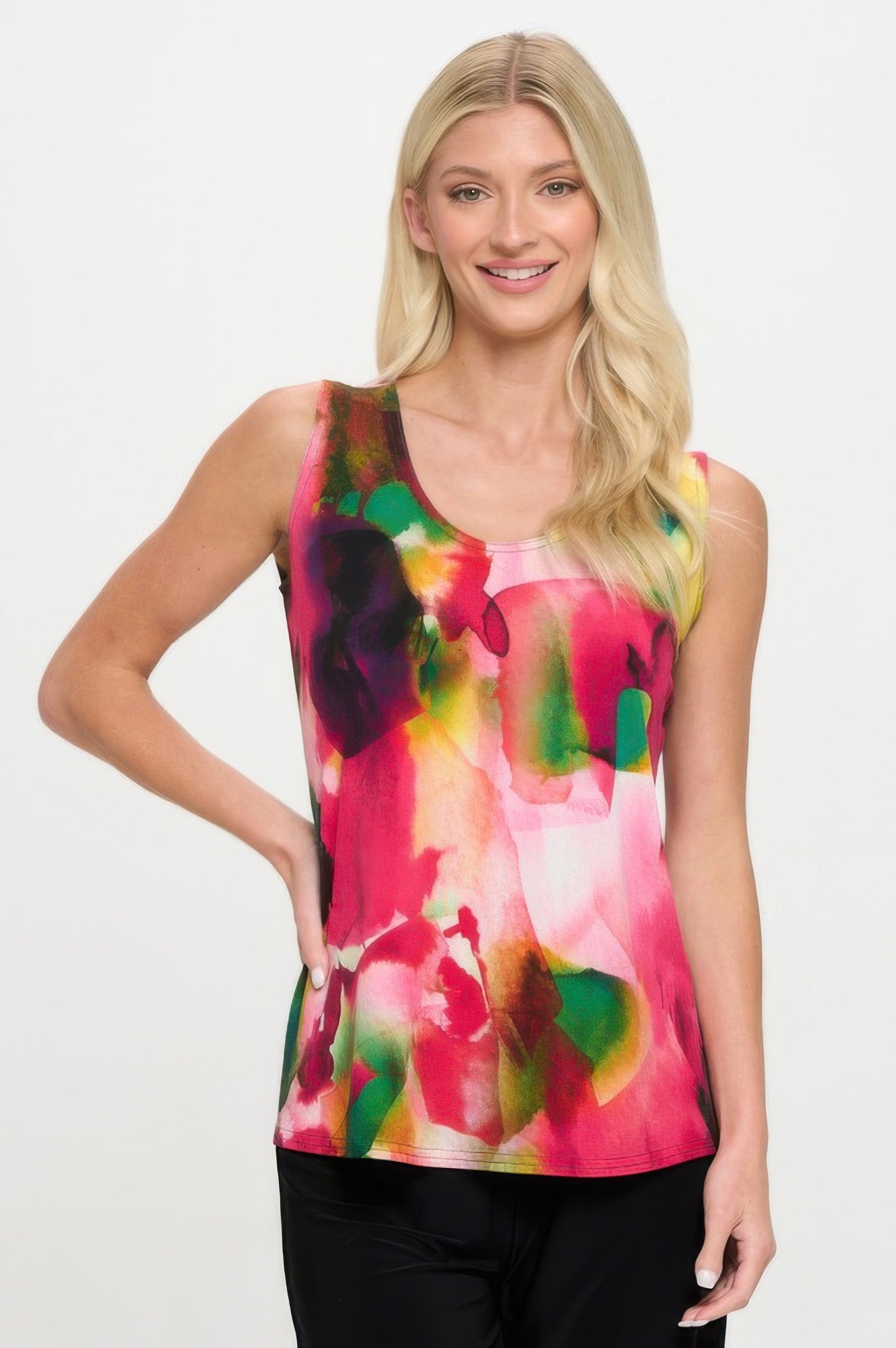 Hit Print Sleeveless Tank Top