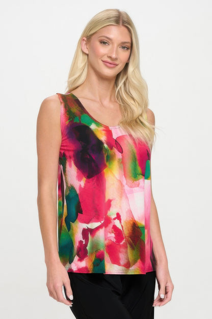 Hit Print Sleeveless Tank Top