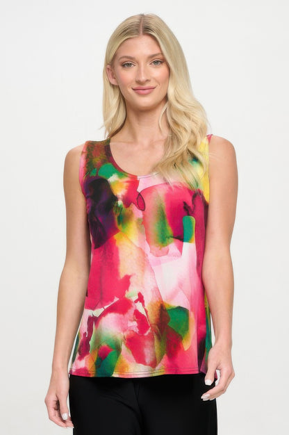 Hit Print Sleeveless Tank Top