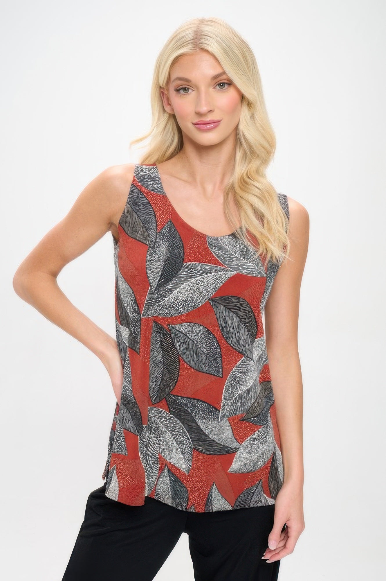 Hit Print Sleeveless Tank Top