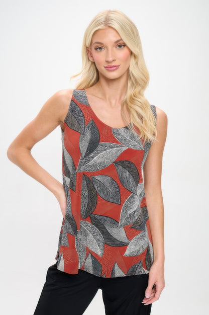 Hit Print Sleeveless Tank Top