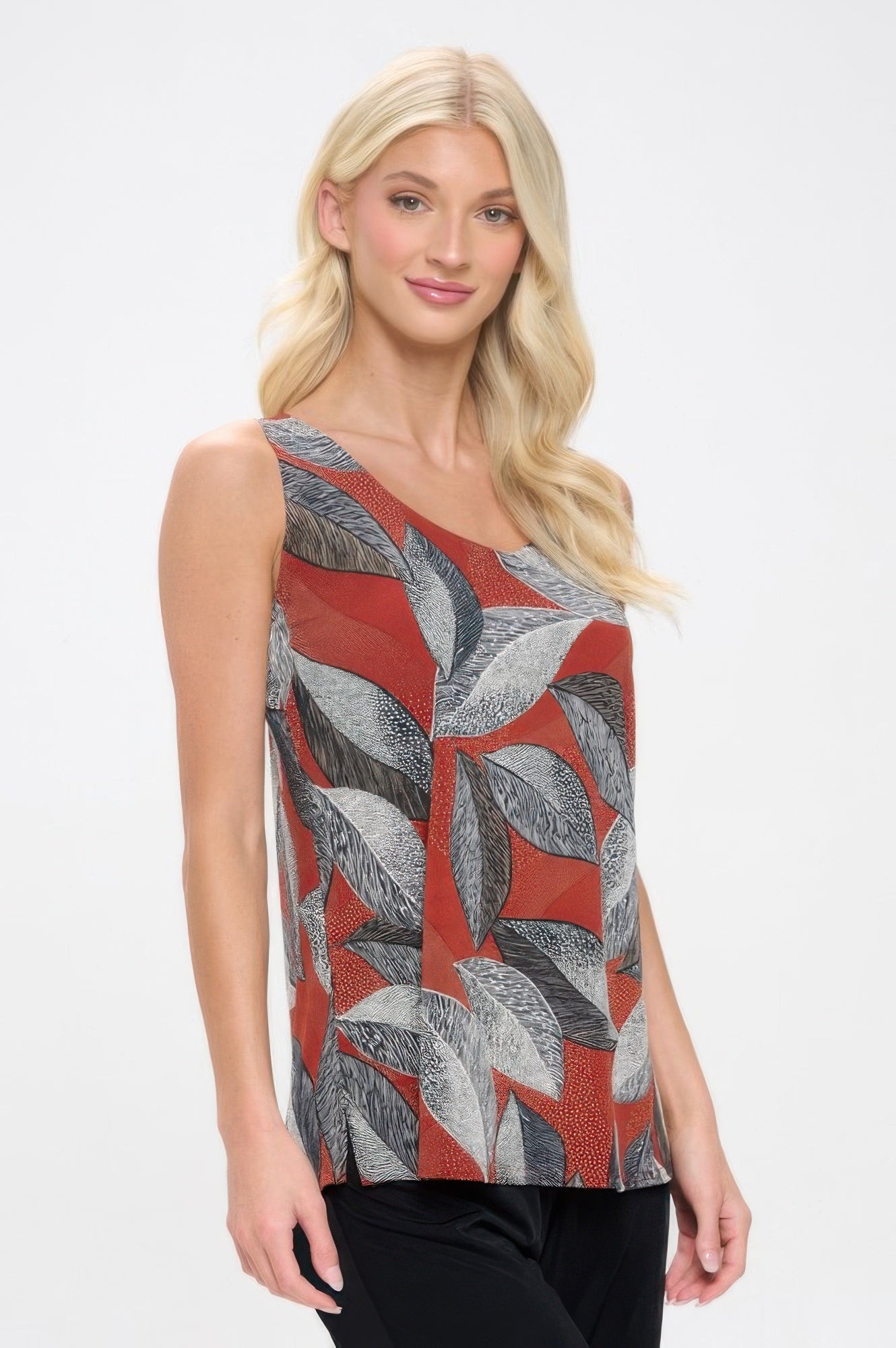 Hit Print Sleeveless Tank Top