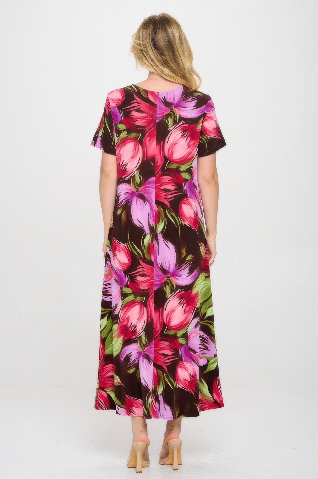 Print Bns Long Dress
