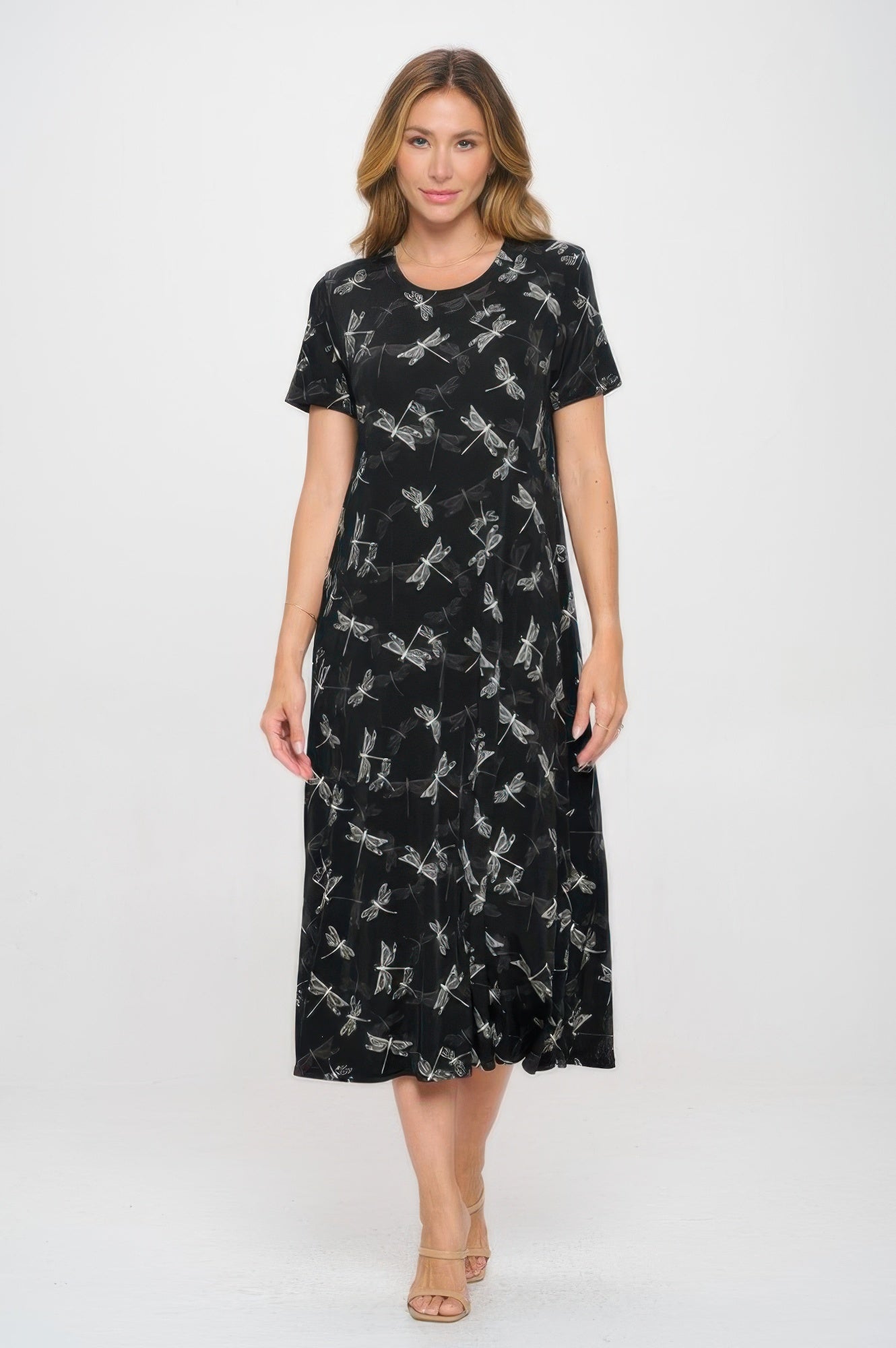 Print Bns Long Dress