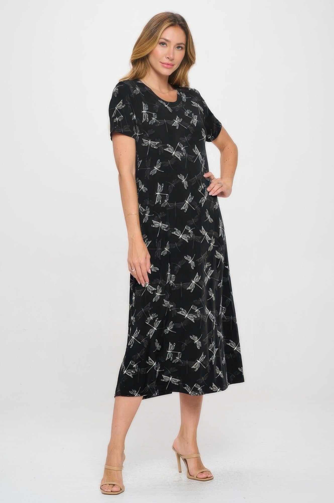Print Bns Long Dress