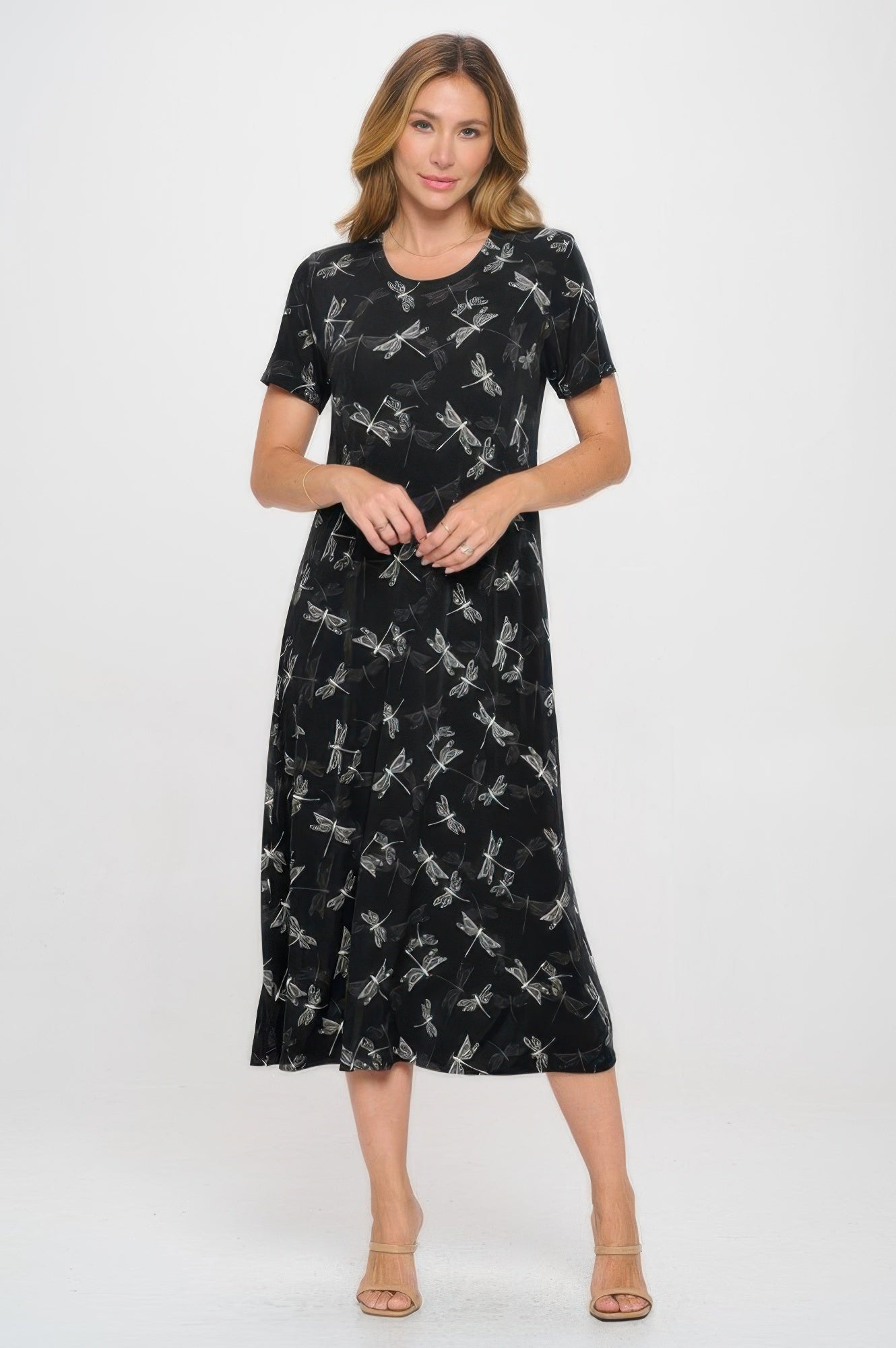 Print Bns Long Dress
