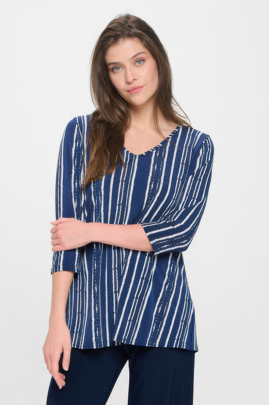 Hit V-neck Band Top W/vent