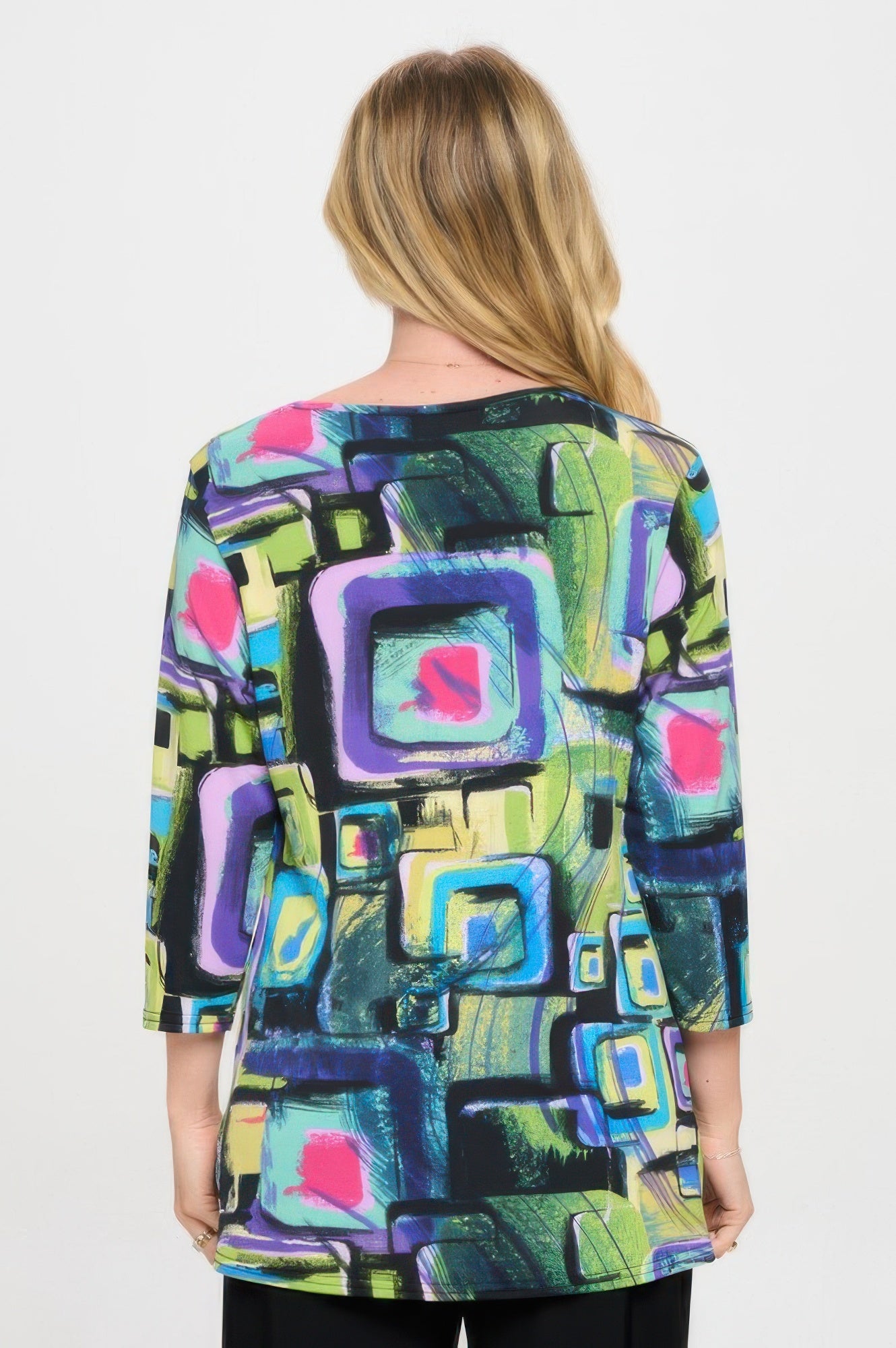 Hit V-neck Band Top W/vent