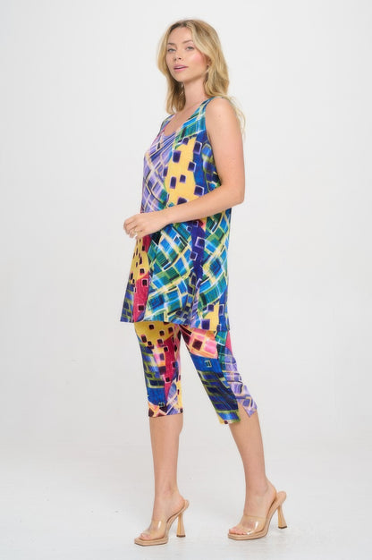 Bns Tank Capri Pants Set