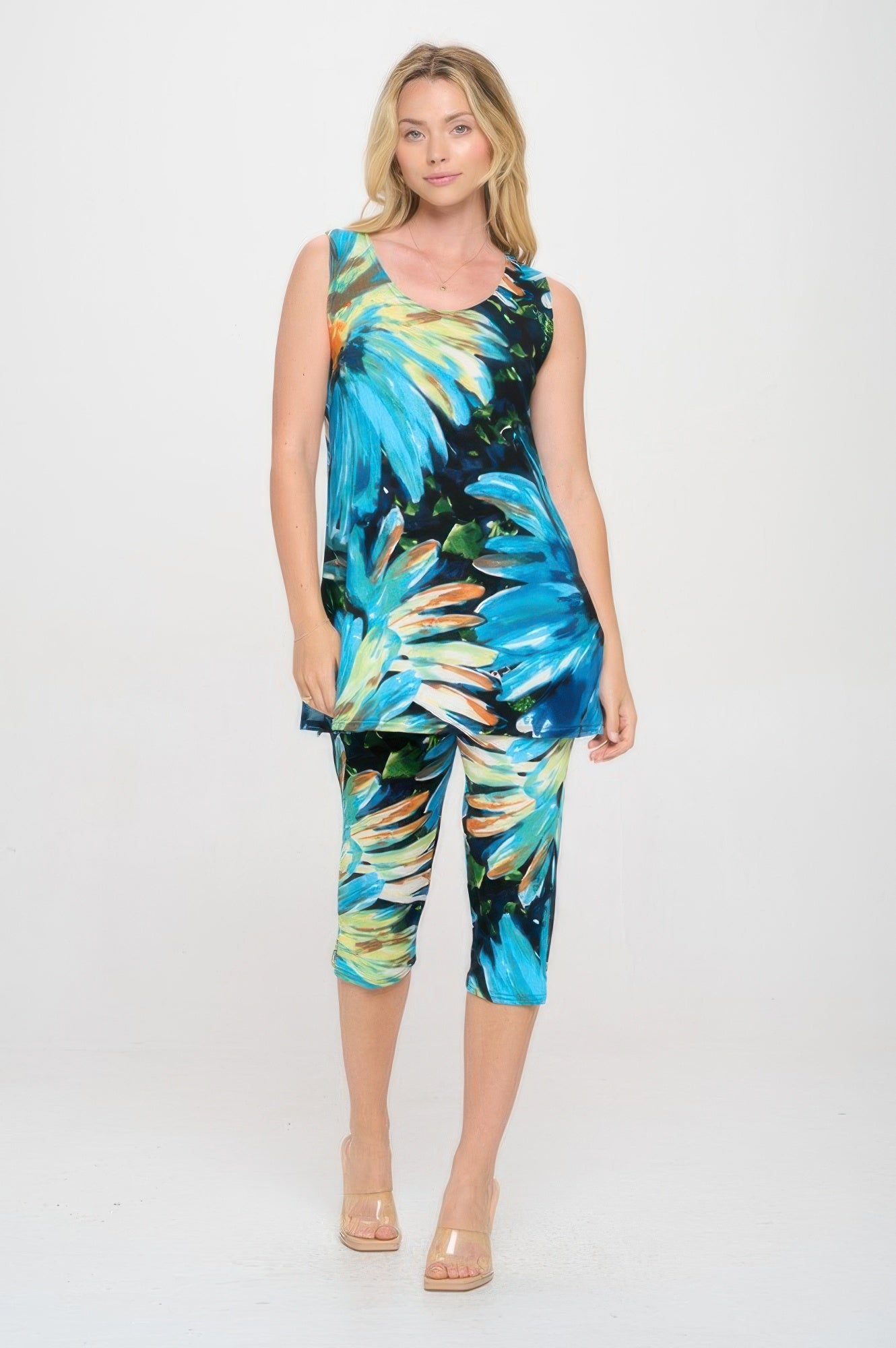 Bns Tank Capri Pants Set