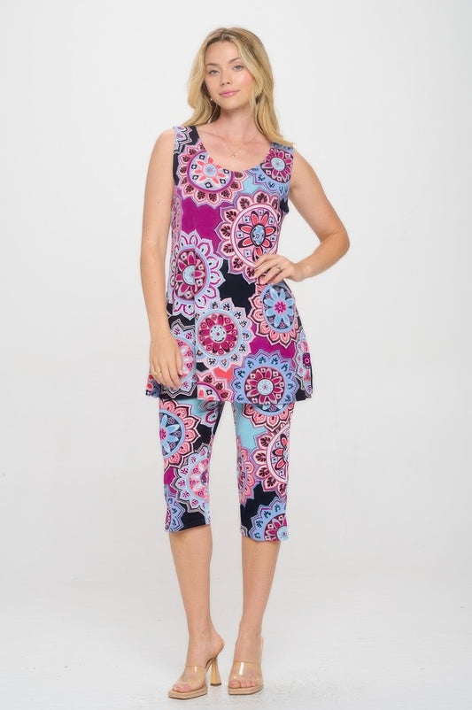 Bns Tank Capri Pants Set