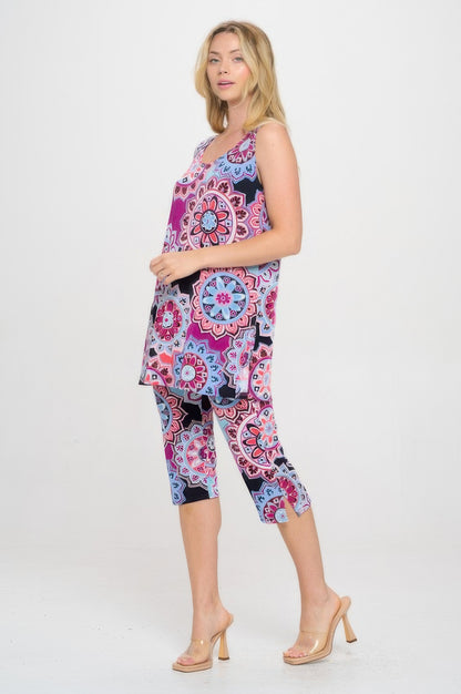 Bns Tank Capri Pants Set