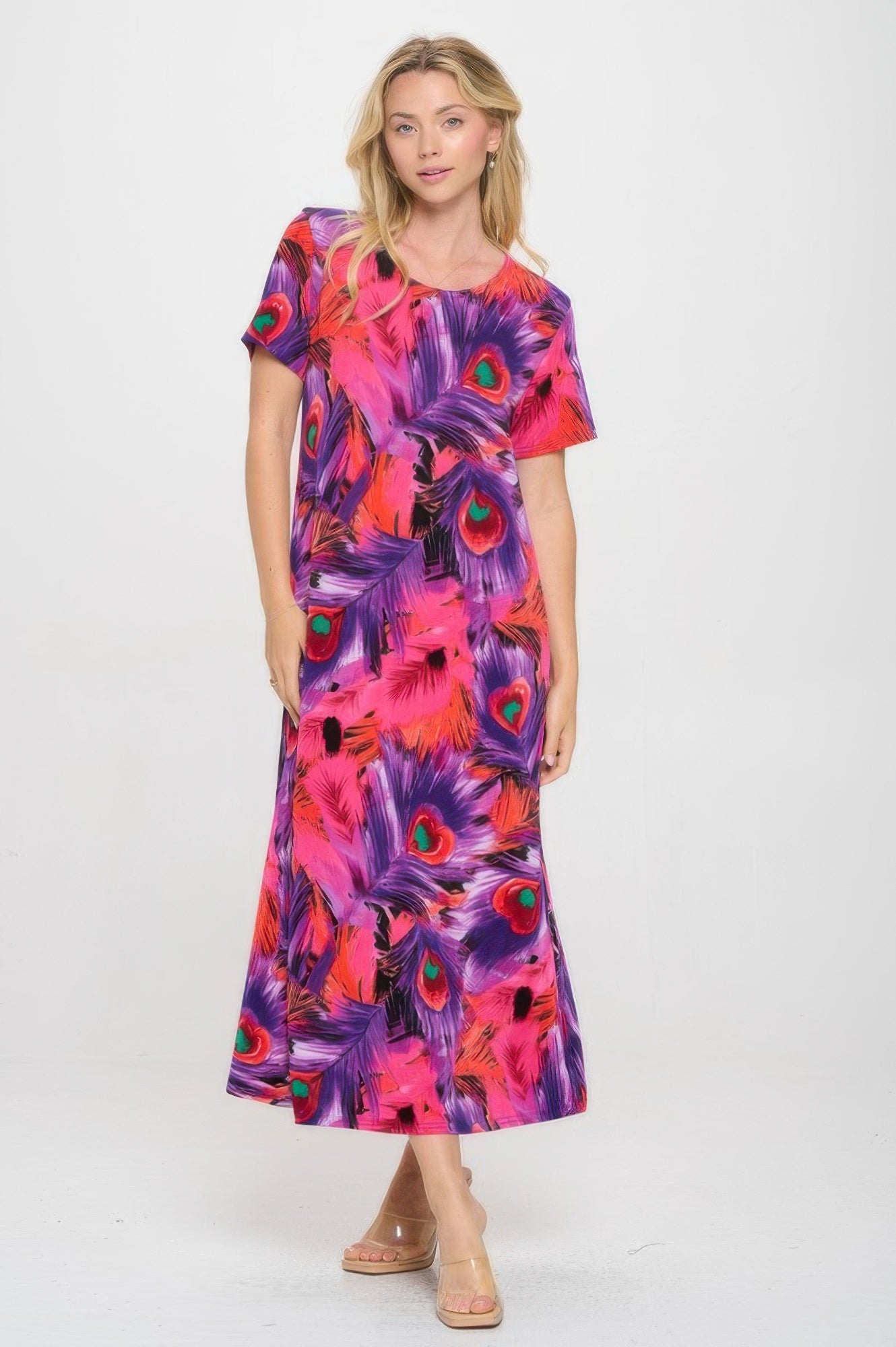 Print Bns Long Dress