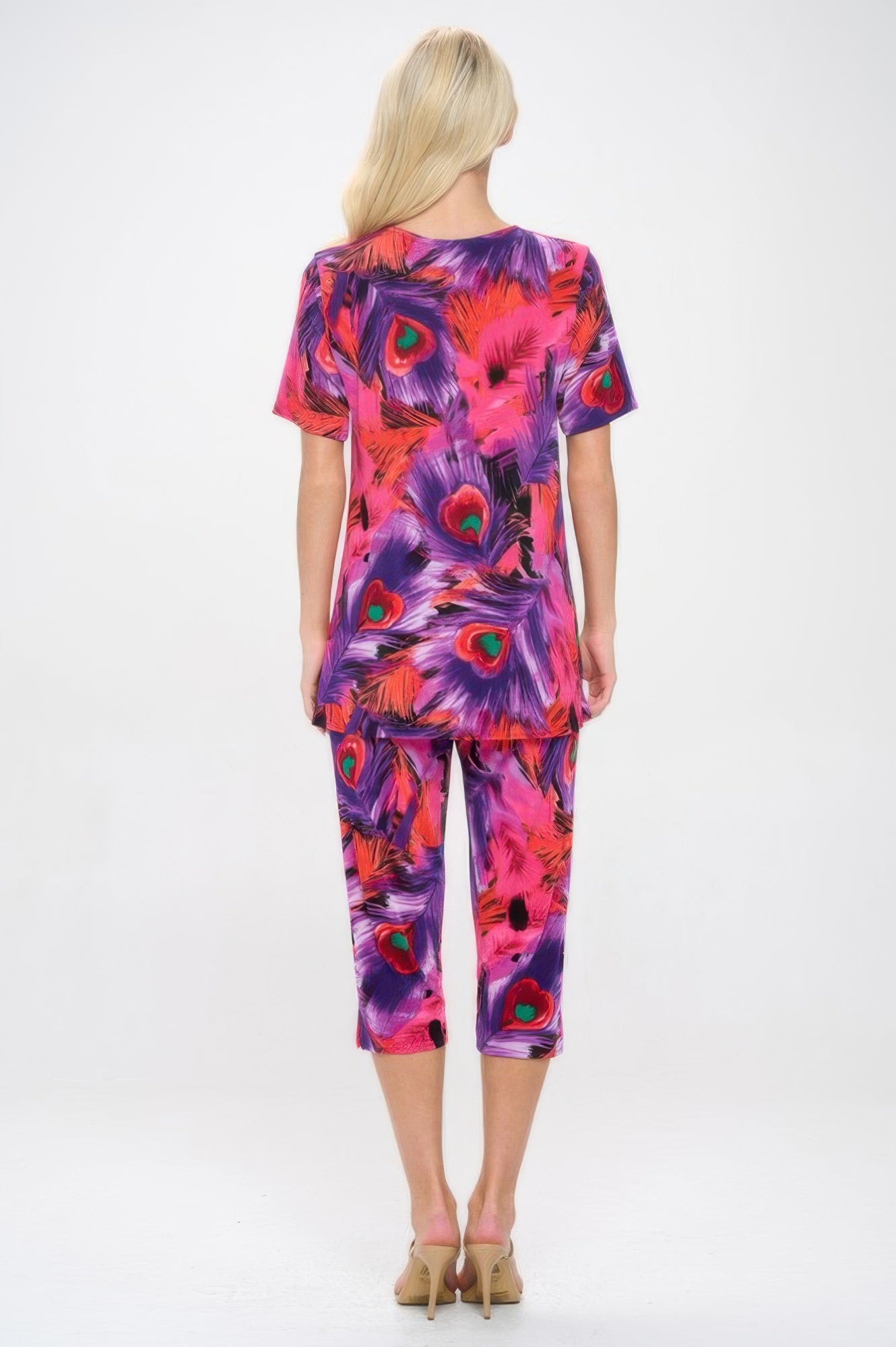 Print Bns Capri Pants Set