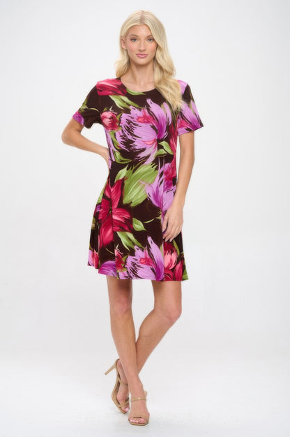 Print Bns Missy Dress