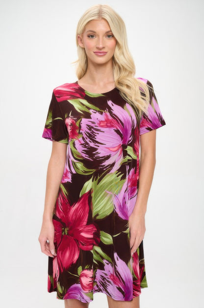 Print Bns Missy Dress