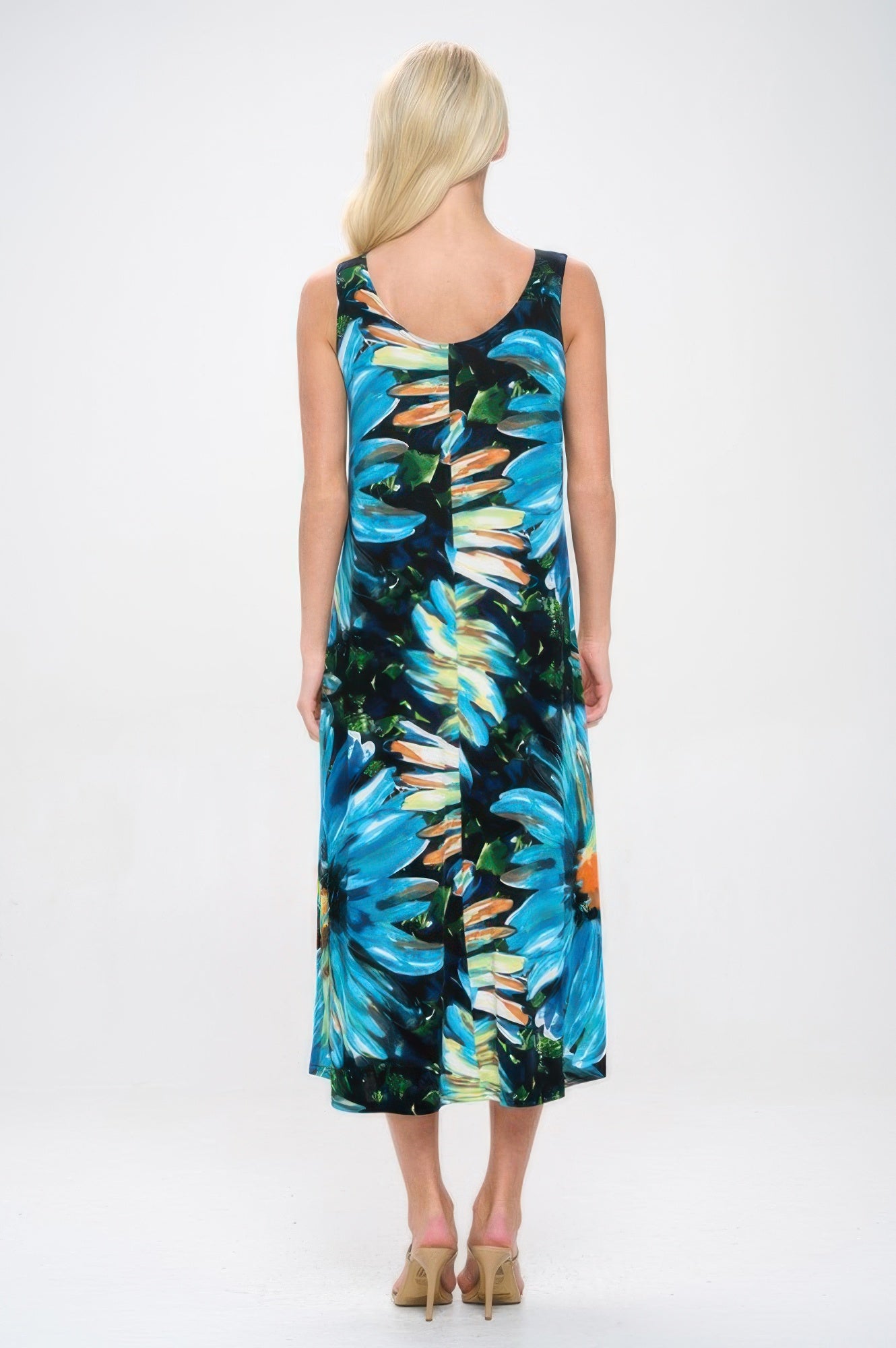 Print Bns Tank Long Dress