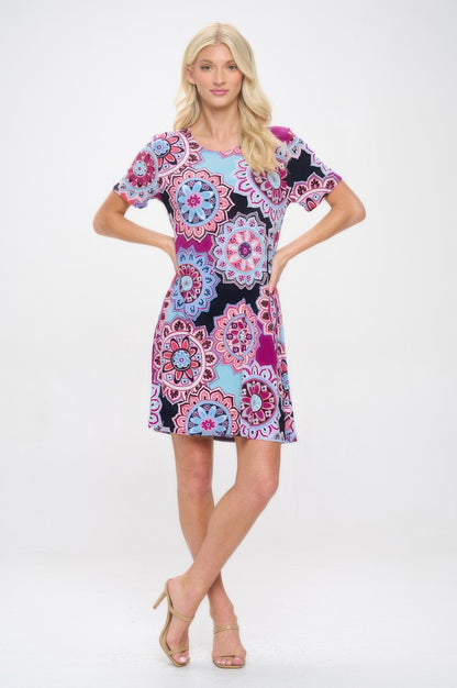 Print Bns Missy Dress