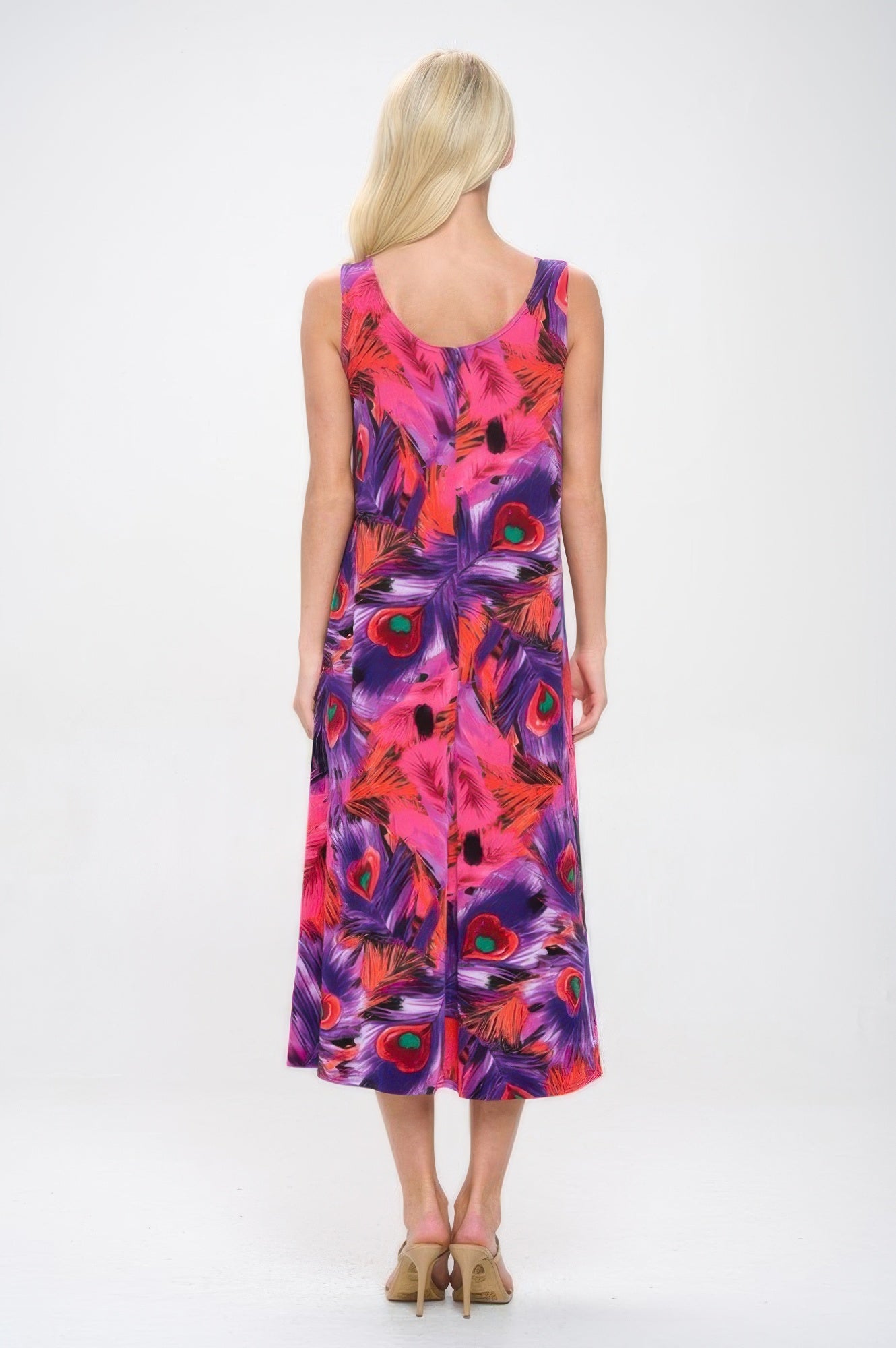 Print Bns Tank Long Dress