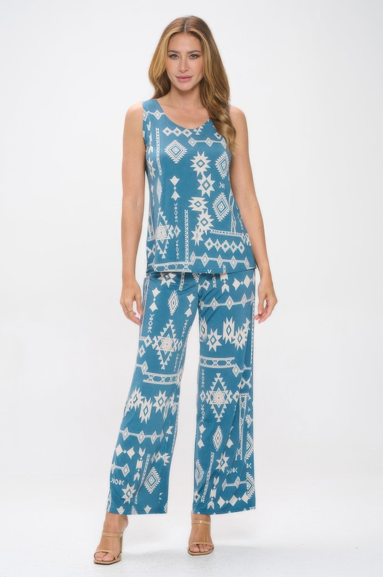 Bg Print Sleeveless Tank Top