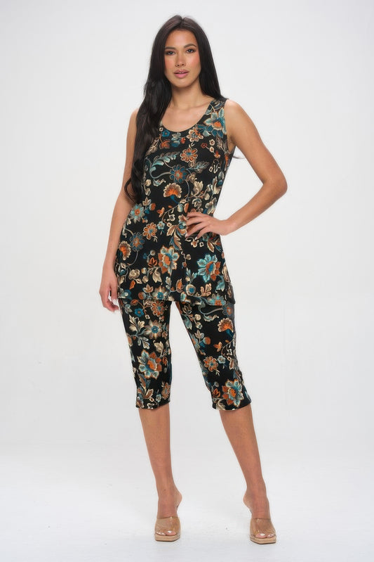 Bns Tank Capri Pants Set
